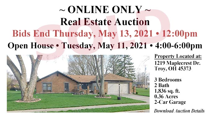 Maplecrest Troy auction